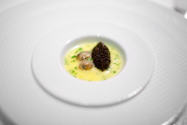 Served in a bowl of the finest porcelain from Limoges