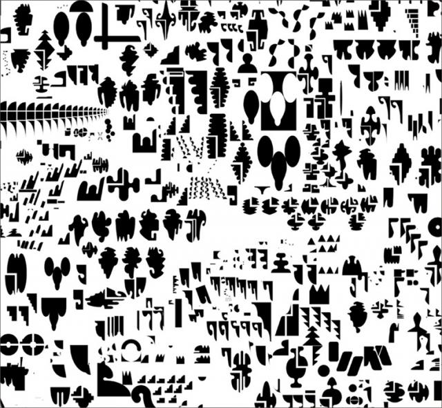 Allan McCollum  has addressed the anthropology of art: its distribution, acquisition, display and interpretation