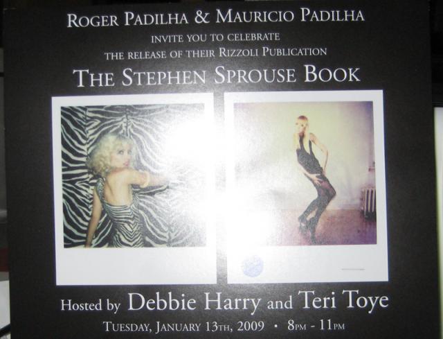 What! Debbie Harry and Teri Toye in person, in the same room on the same night! TI trembles.