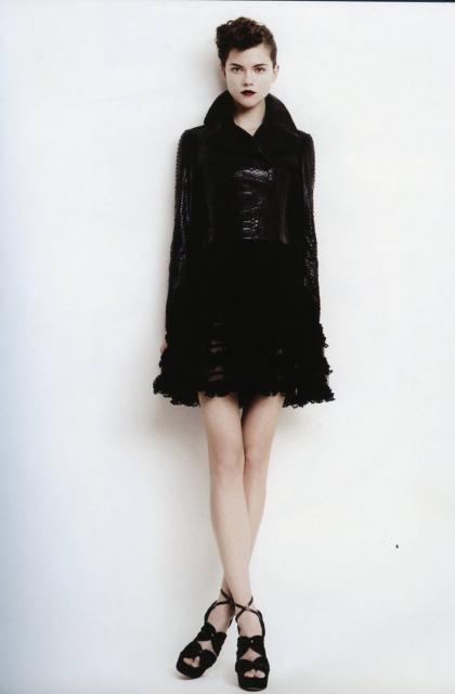 Azzedine Alaia Spring 2009 Look:PH: Willy Vanderperre, Stylist: Joe McKenna, Model:Kasia Struss
