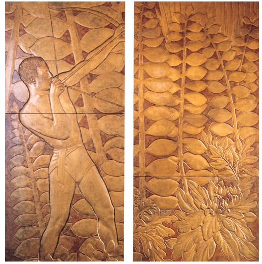 Jean Dunand combined Chinese traditional science and the decorative invention of an artist in the West